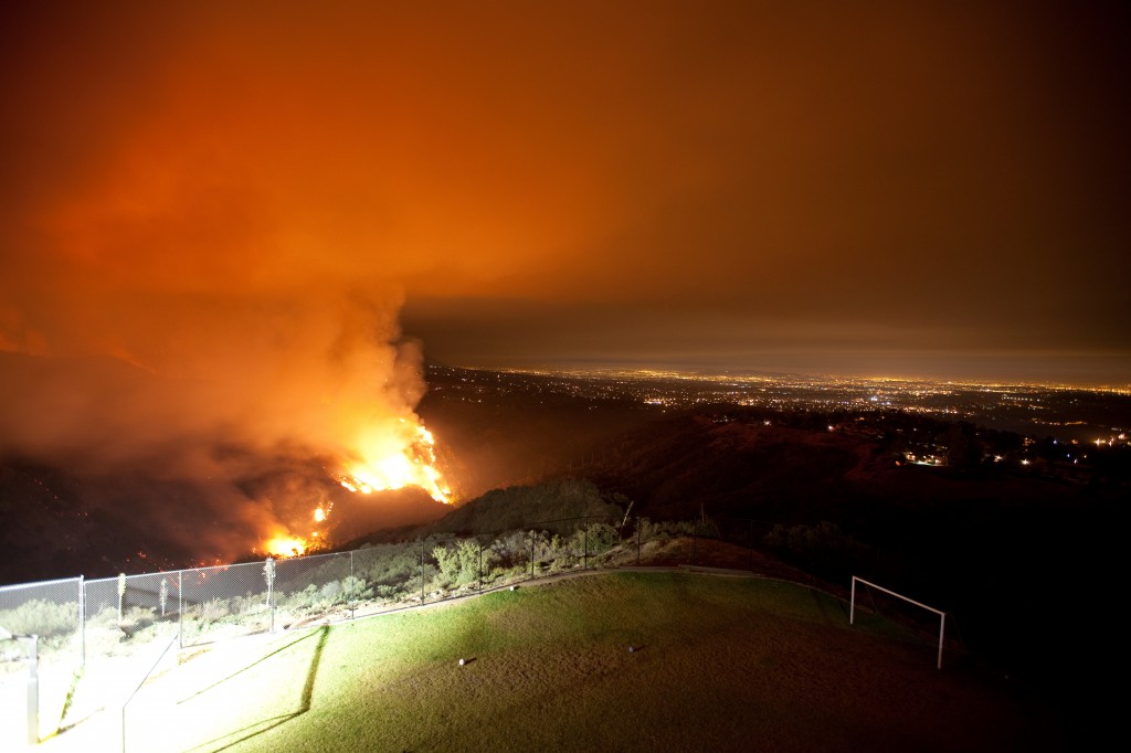 Station Fire Above Greater Los Angeles