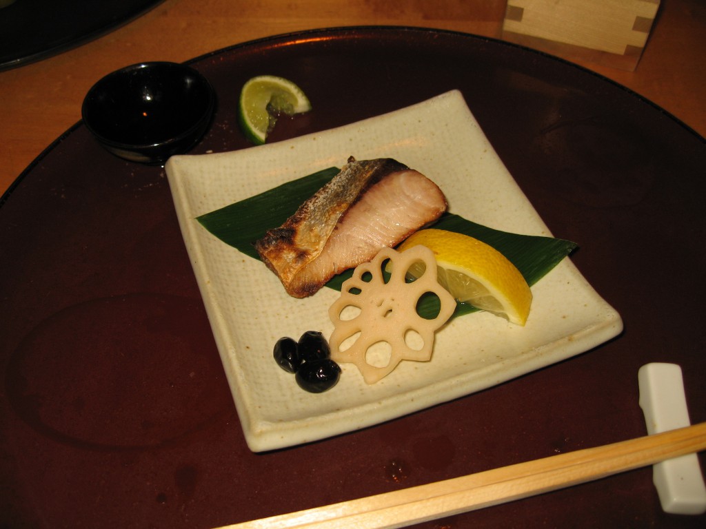 grilled yellowtail