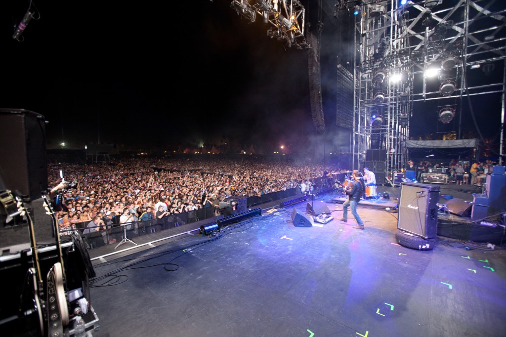 The Black Keys and Crowd