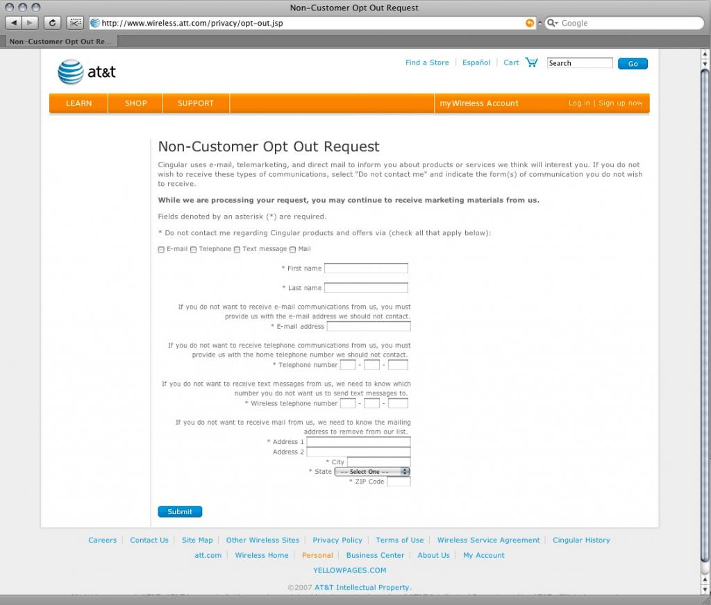 att opt out insanity
