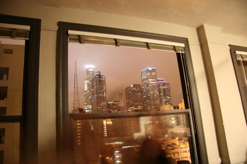 loft view of downtown los angeles